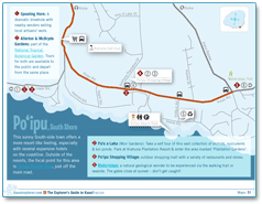 Poipu, Kauai map