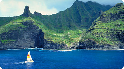 Capt. Andy's sailing Na Pali Coast